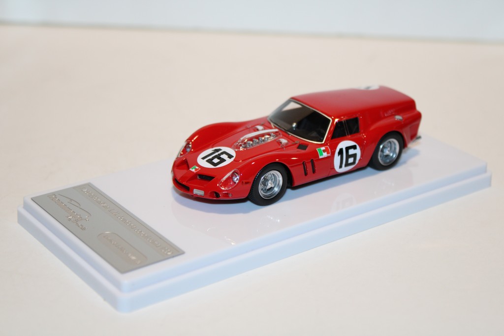 FERRARI 250 GT BRAVDAN #16 ABATE/DAVIS SCUDERIA SERENISSIMA 24H LE MANS 1962 TECNOMODEL 1/43°