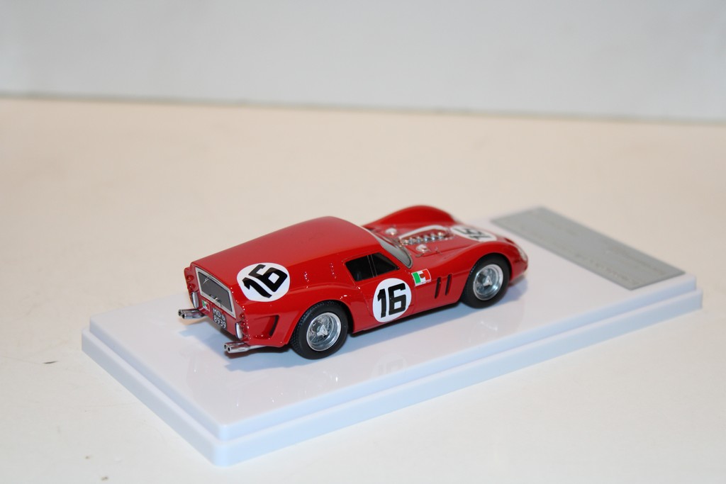 FERRARI 250 GT BRAVDAN #16 ABATE/DAVIS SCUDERIA SERENISSIMA 24H LE MANS 1962 TECNOMODEL 1/43°