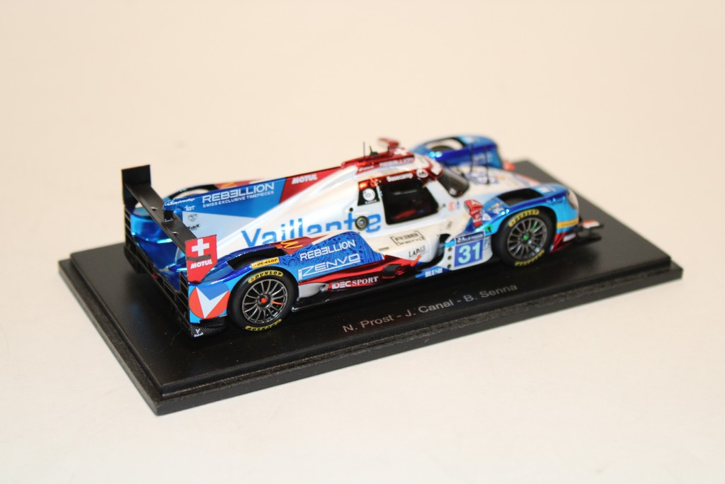 ORECA 07 VAILLANTE REBELLION 16ème 24H LE MANS 2017 N.PROST-J.CANAL-B.SENNA SPARK 1/43°