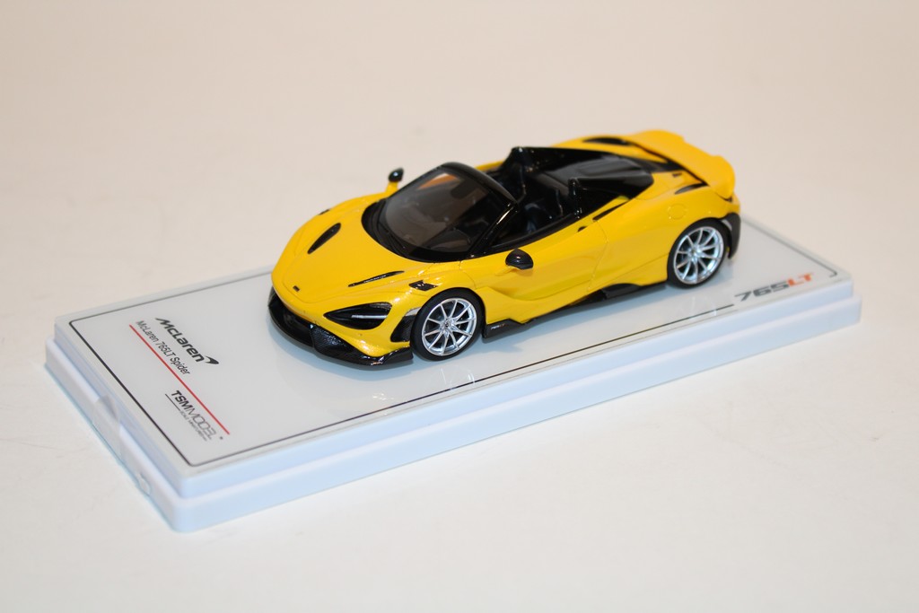 MCLAREN 765 LT JAUNE VOLCAN SPIDER SCHUCO 1/43°