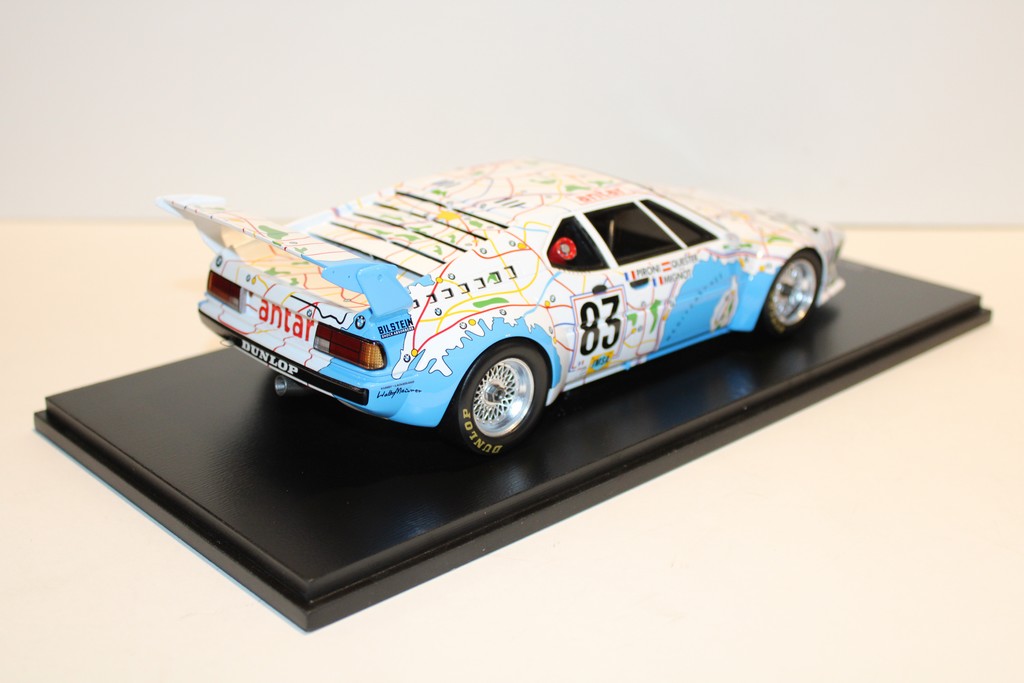 BMW M1 D.PIRONI-D.QUESTER-M.MIGNOT 24H LE MANS 1980 SPARK 1/18°