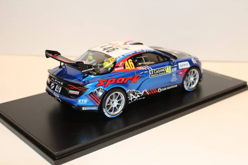 ALPINE A110 #46 RALLY 2ND R-GT RALLY MONTE CARLO 2022 GUIGOU-BRONNER ...
