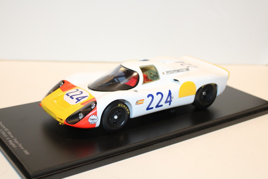 PORSCHE 907 #224 WINNER TARGA FLORIO 1968 V.ELFORD-U.MAGLIOLI SPARK 1/18°