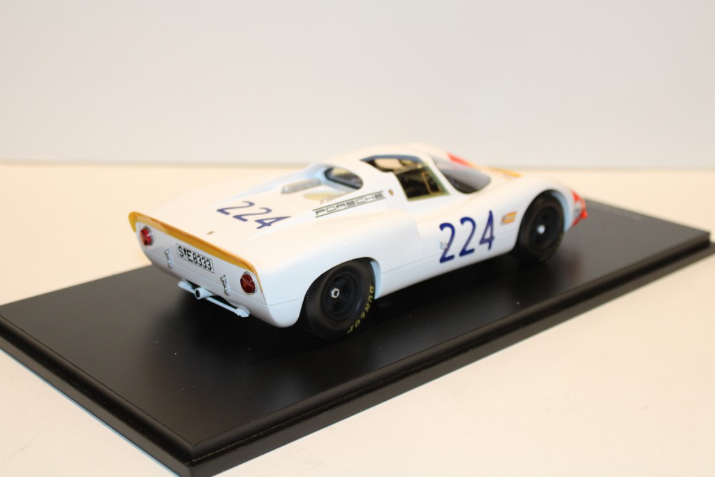 PORSCHE 907 #224 WINNER TARGA FLORIO 1968 V.ELFORD-U.MAGLIOLI SPARK 1/18°