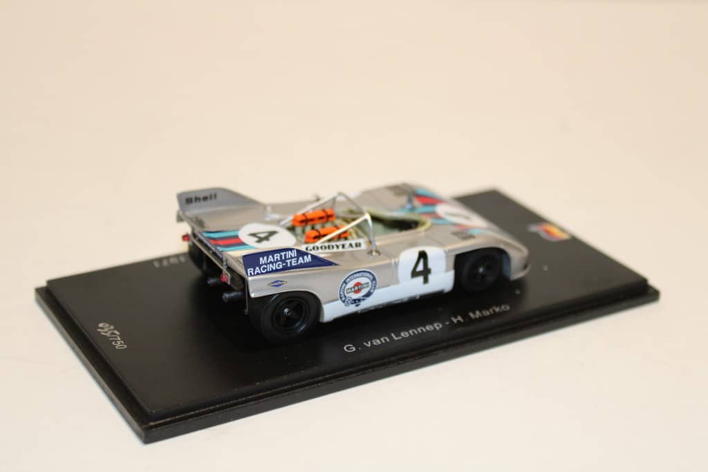 PORSCHE 908-3 N°4 3ème 1000KM NURBURGRING 1971 G.VAN LENNEP-H.MARKO SPARK 1/43°