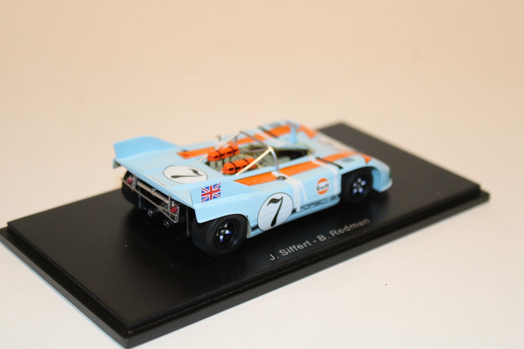 PORSCHE 908/3 N°7 TANGA FLORIO 1971 J.SIFFERT-B.REDMAN SPARK 1/43°