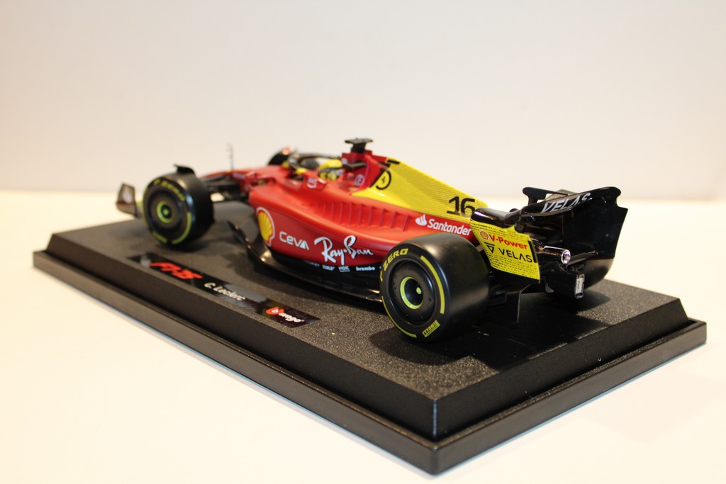 FERRARI F1-75 N°55 SAINZ ITALIAN GP GIALLO MODENA SPECIAL EDITION BURAGO 1/18°