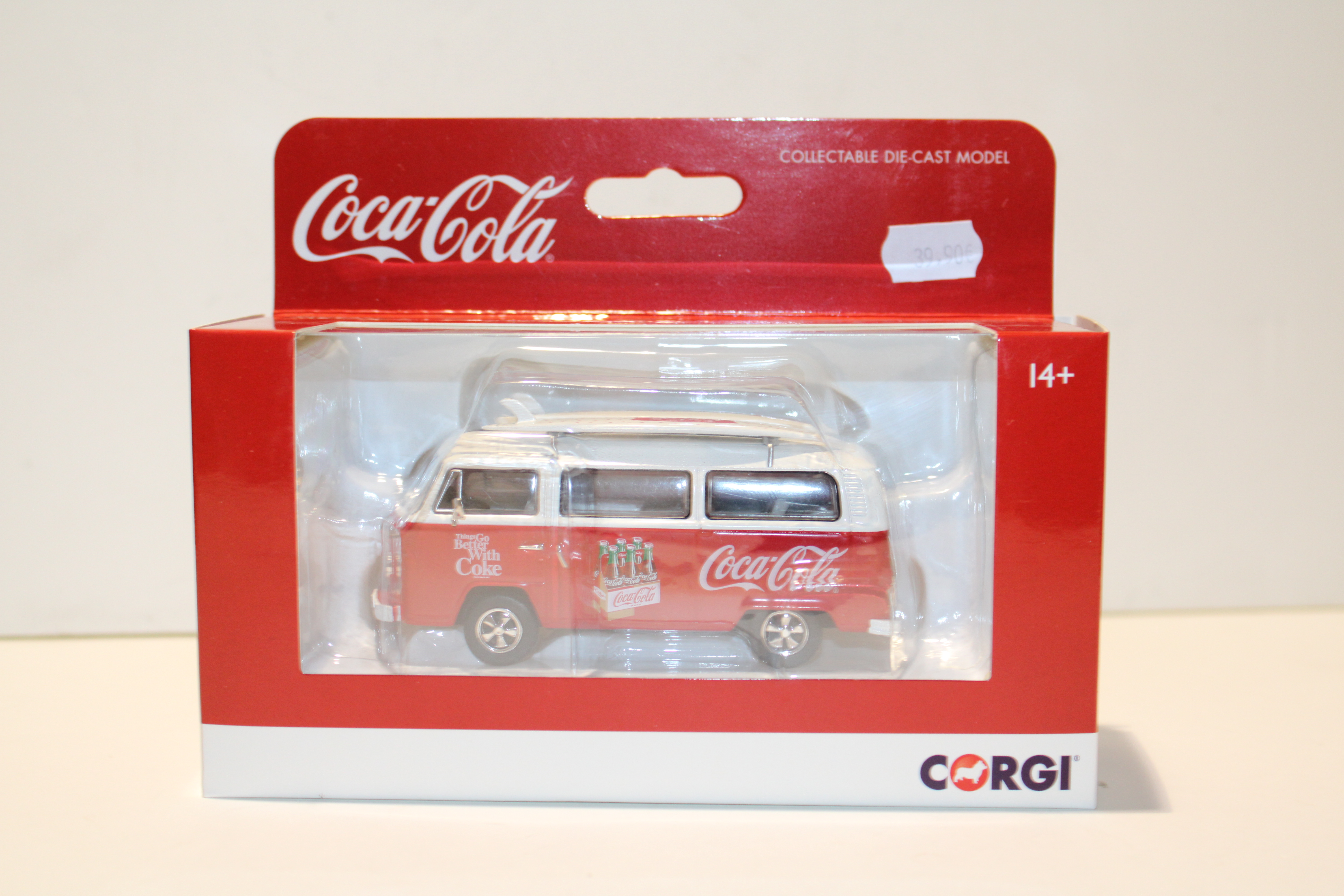 COCA-COLA VOLKSWAGEN TYPE 2 T2 BAY WINDOW 1/43°