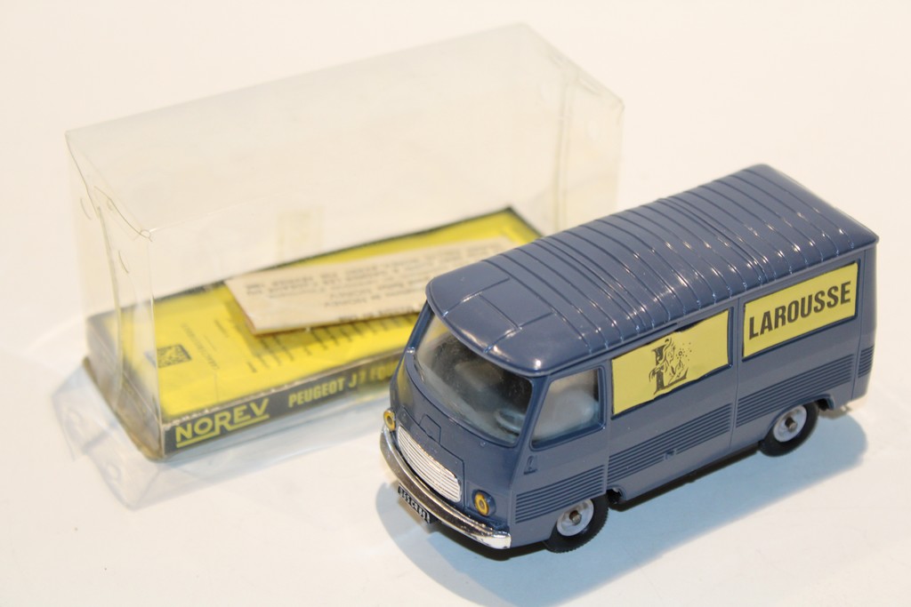 PEUGEOT J7 FOURGON TOLE LAROUSSE 1960 NOREV 1/43°