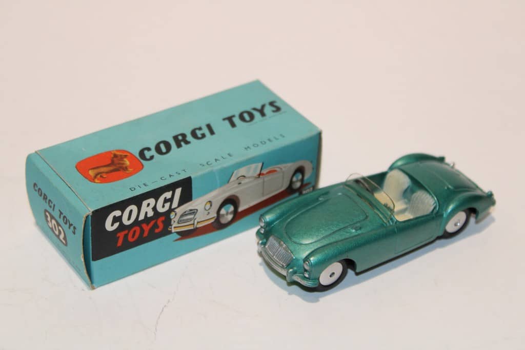 Corgi Toys MG A 1/43 – Cabriolet 1962 – Miniature Voiture Collection