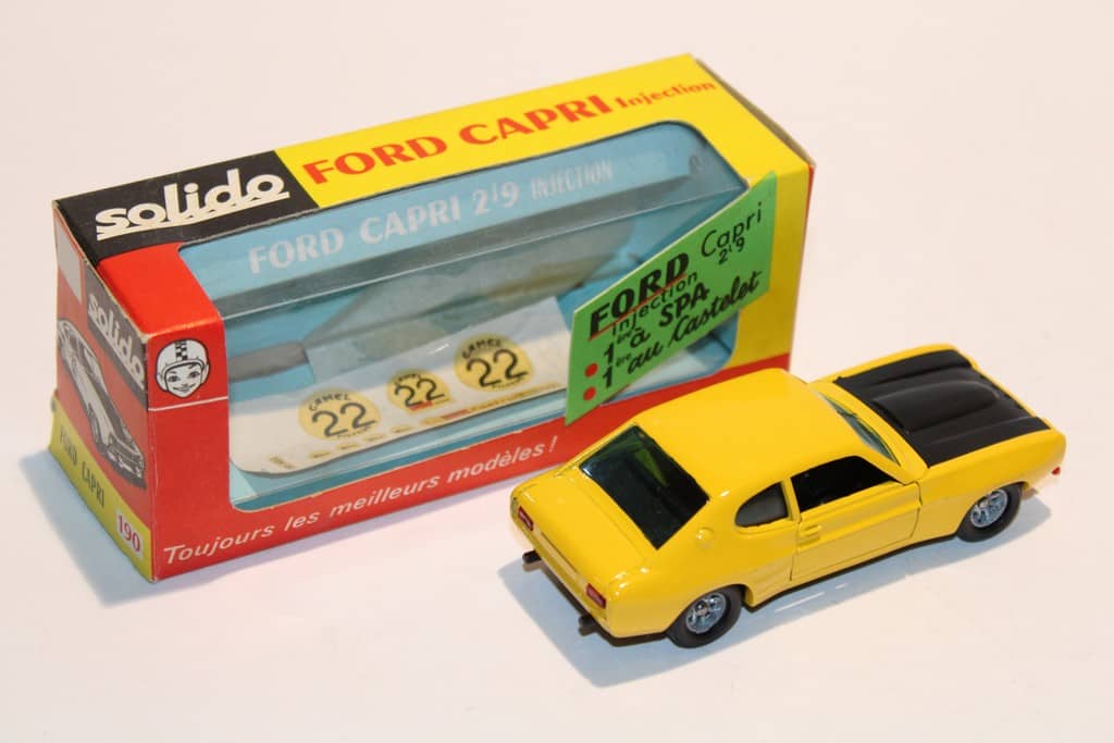 Injection solido 1/43 Ford Capri 2900 Made In France Solido n°190