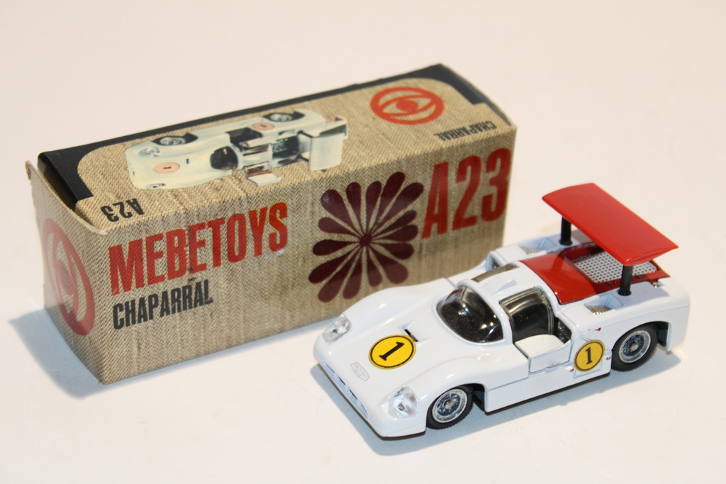 CHAPARRAL BLANC 1967 MEBETOYS 1/43°