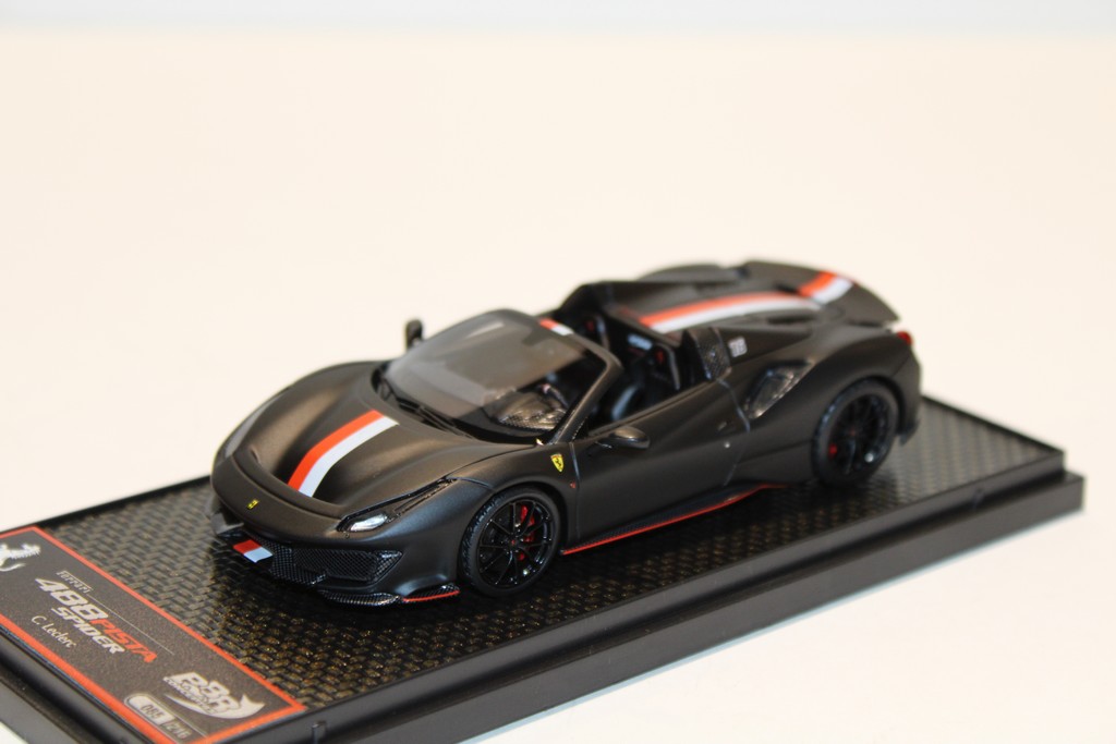 FERRARI 488 PISTA SPIDER C.LECLERC BBR 1/43°