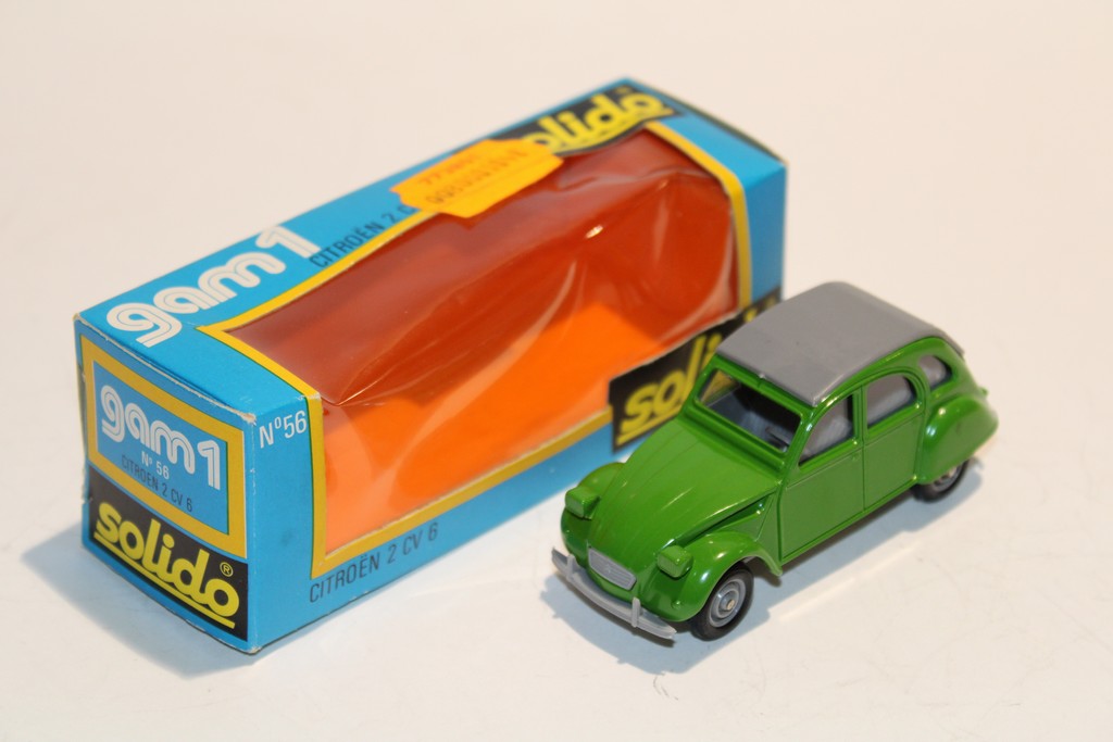 CITROEN 2CV 6 VERTE 1965 SOLIDO 1/43°