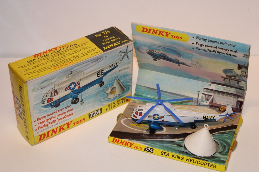 HELICOPTER SEA KING 1969 DINKY TOYS 1/50°
