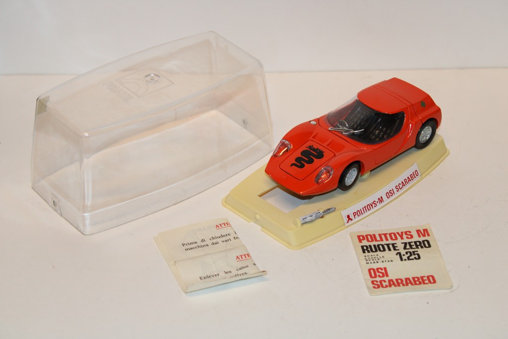 ALFA ROMEO SCARABEO ORANGE 1966 POLITOYS 1/24°