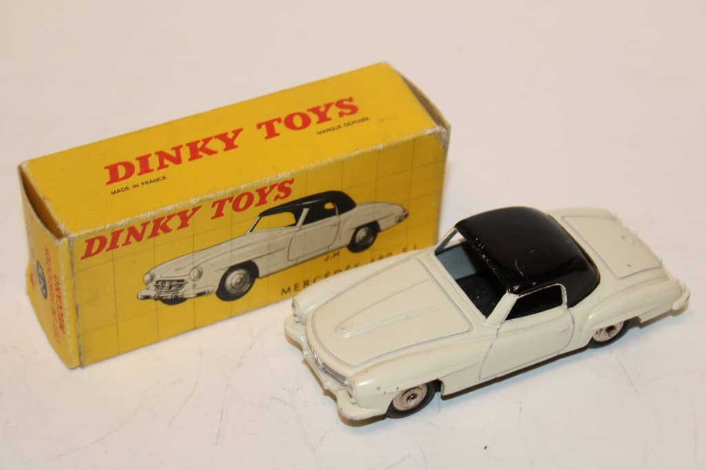 DINKY TOYS ATLAS Mercedes-Benz 190 SL Bicolore Gris Métal - 1/43 - REF 526