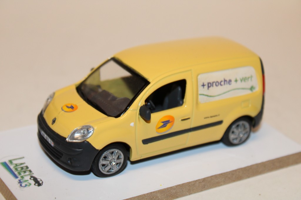 RENAULT KANGOO ELECTRIQUE LA POSTE 2009 LABEL 43 1/43°