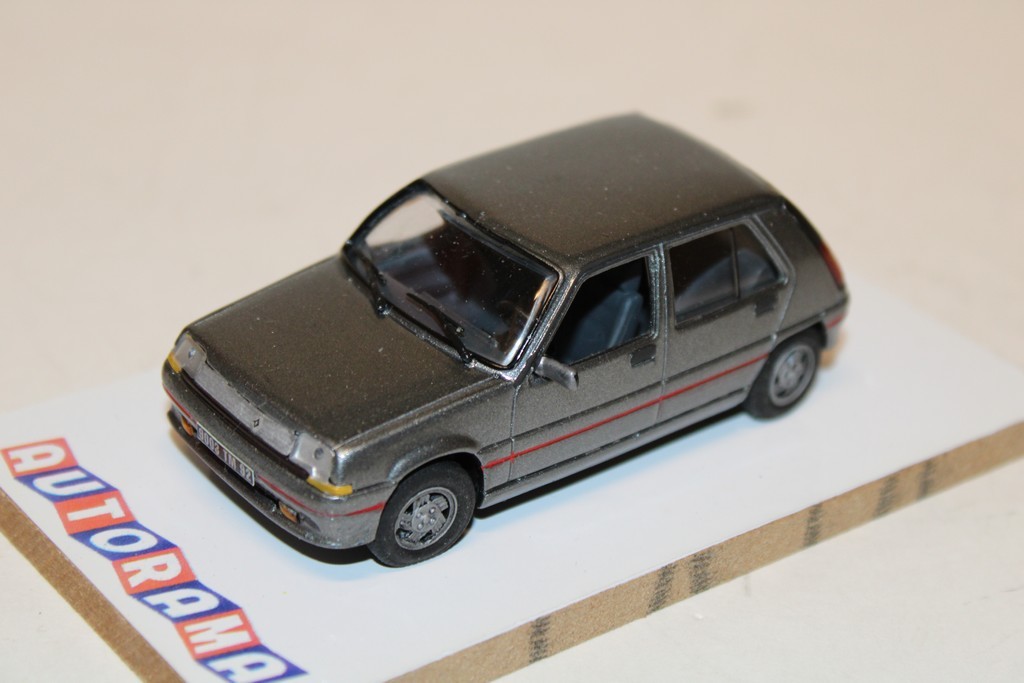 RENAULT 5 GTX GRIS 1989 AUTORECLAME 1/43°