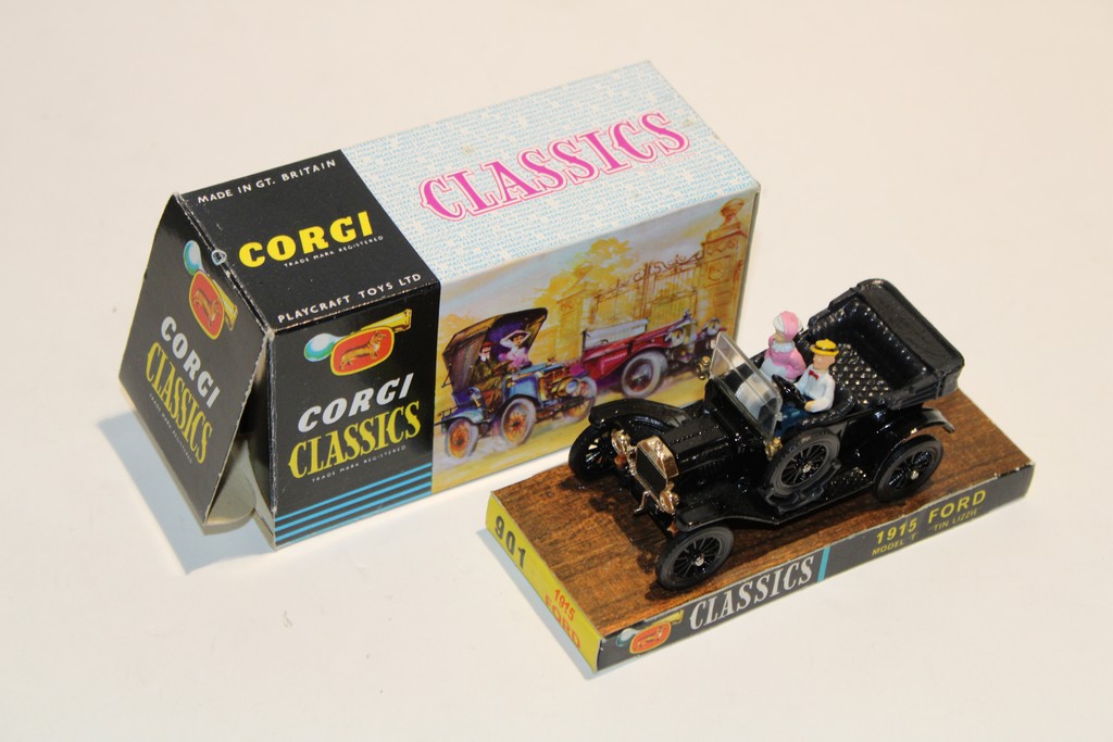 FORD MODEL T TIN LIZZIE 1915 CORGI 1/43°