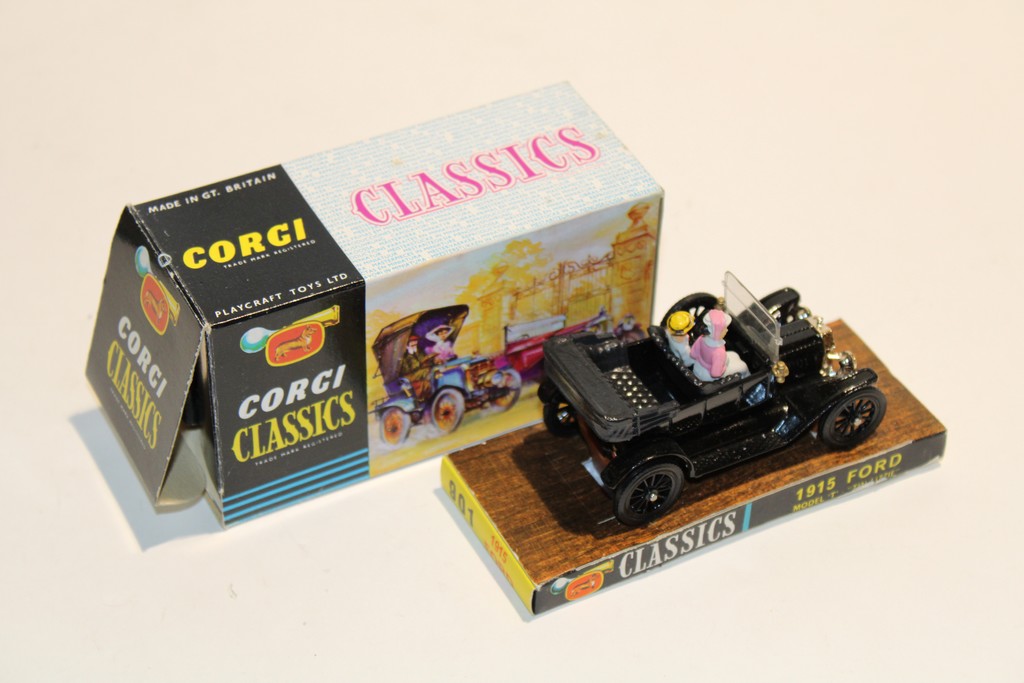 FORD MODEL T TIN LIZZIE 1915 CORGI 1/43°