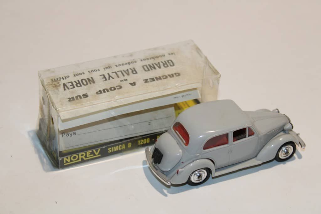 SIMCA 8 1200 GRIS 1950 NOREV 1/43°
