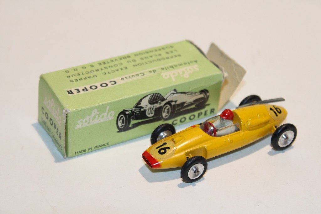COOPER FORMULE 2 JAUNE 1957 SOLIDO 1/43°