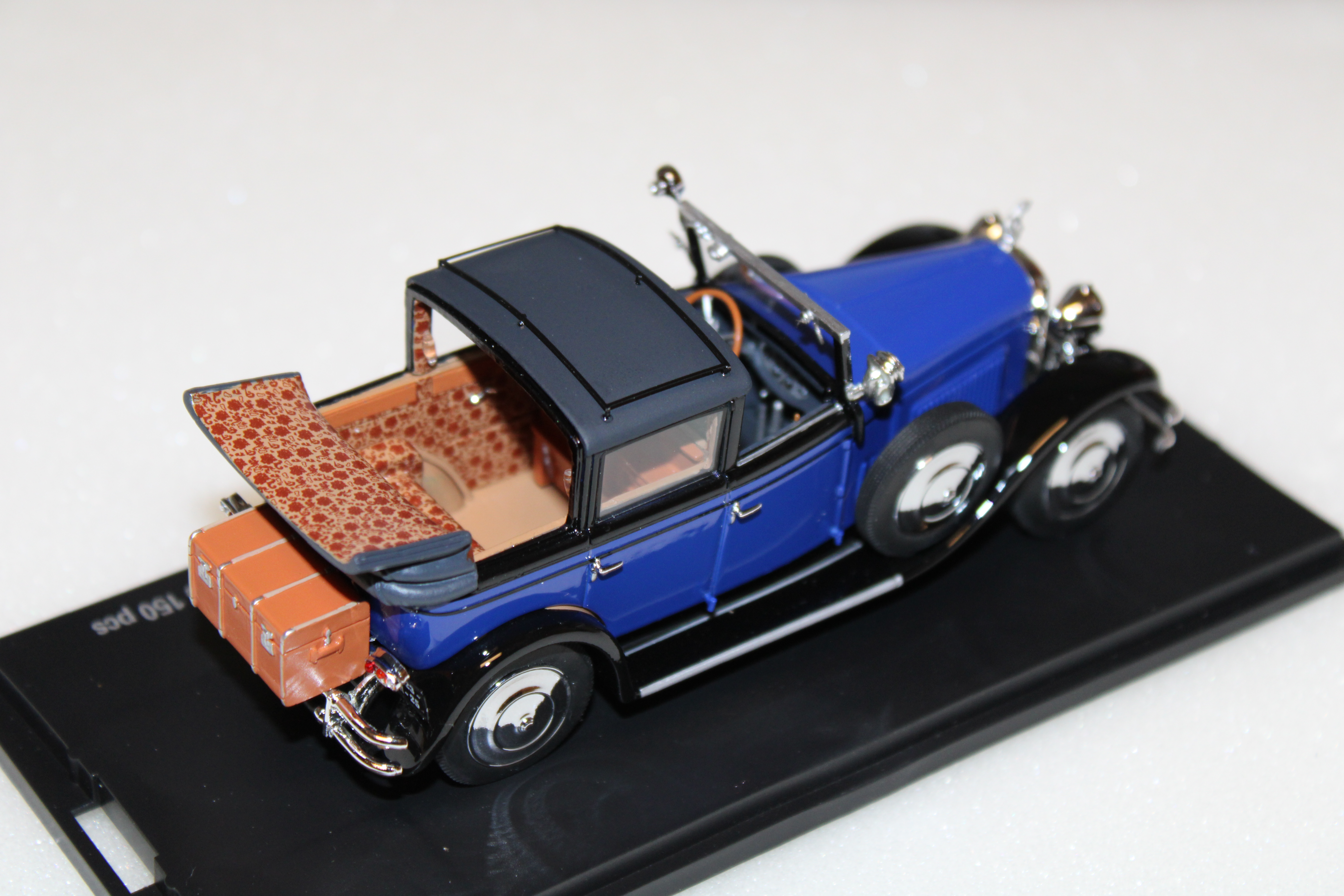 PEUGEOT TYPE 184 LANDAULET OUVERT AVEC COFFRE 1928 FRANSTYLE 1/43°