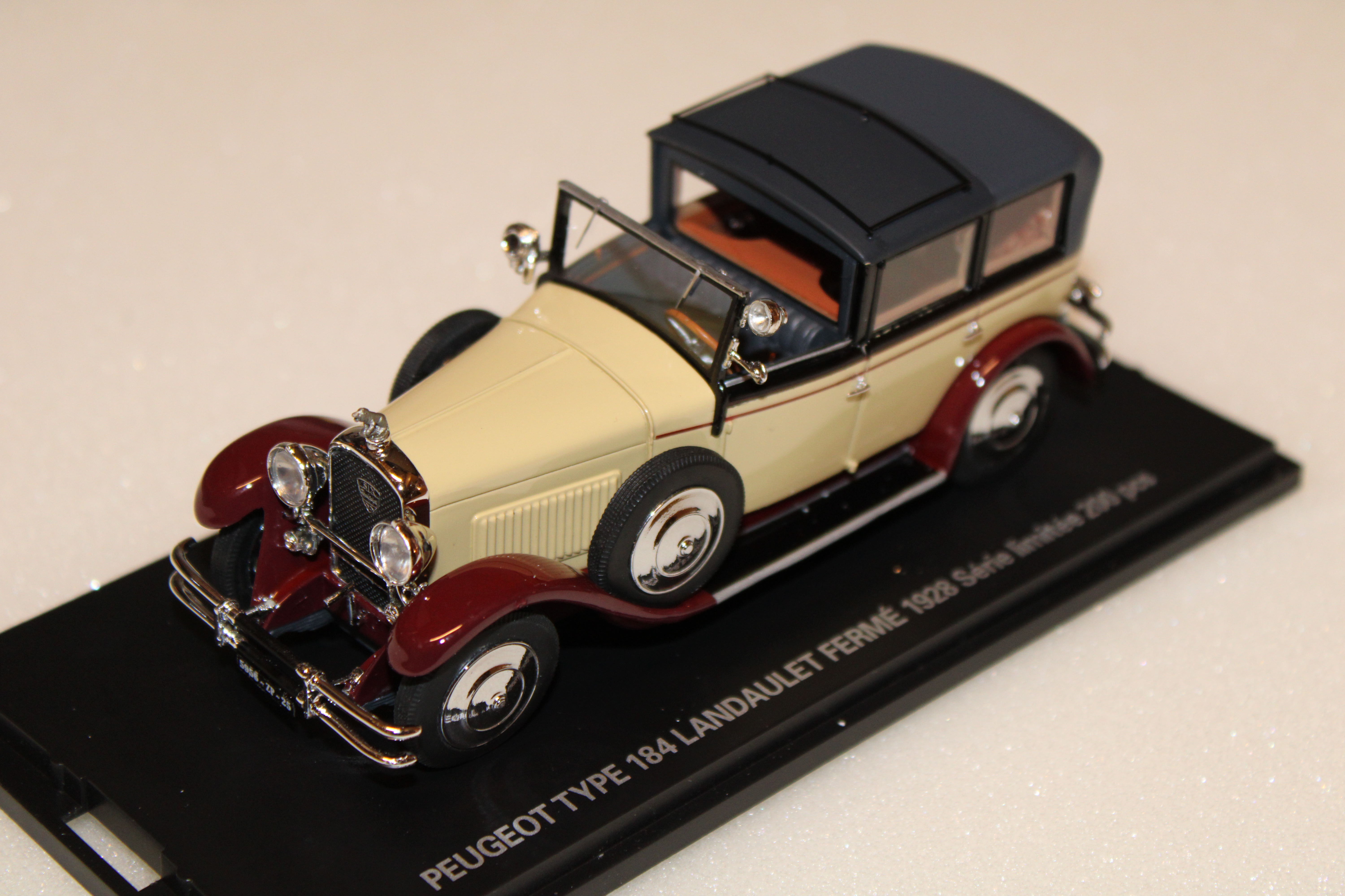 PEUGEOT TYPE 184 LANDAULET FERME 1928 FRANSTYLE 1/43°