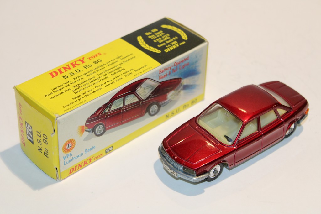 NSU Ro 80 ROUGE 1970 DINKY TOYS 1/43°