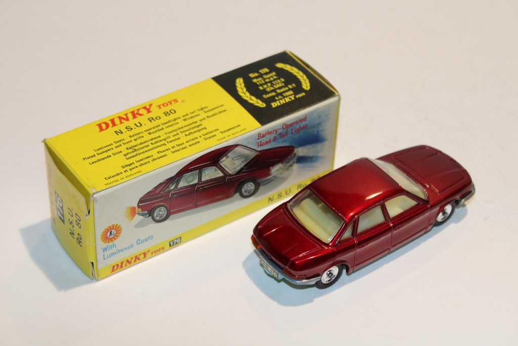 NSU Ro 80 ROUGE 1970 DINKY TOYS 1/43°