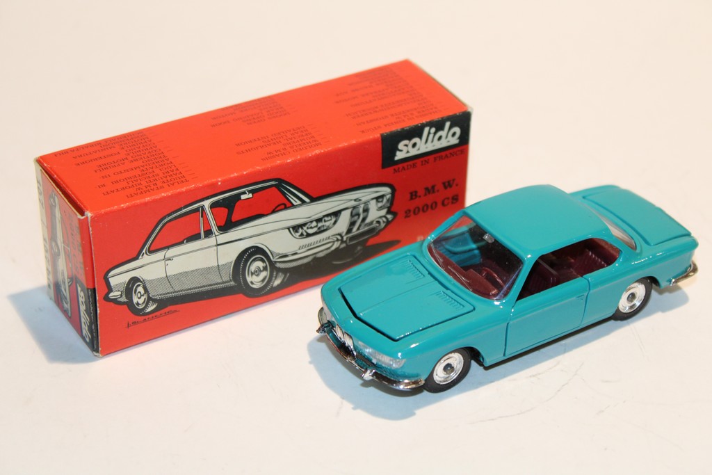 BMW 2000 CS BLEU 1965 SOLIDO 1/43°