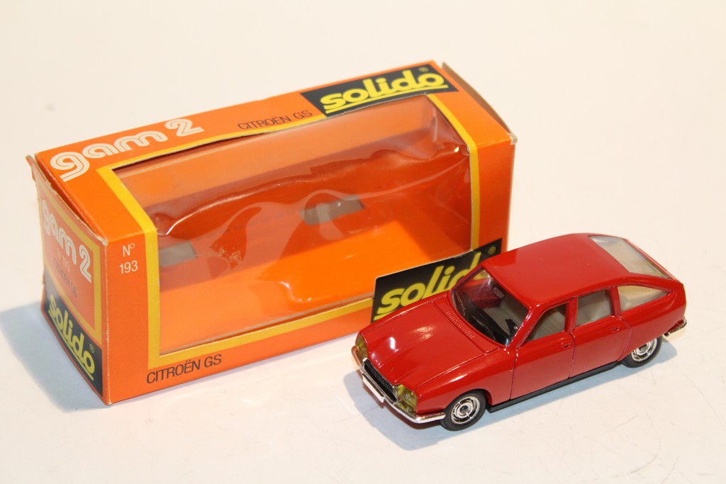 CITROEN GS ROUGE 1970 SOLIDO 1/43°