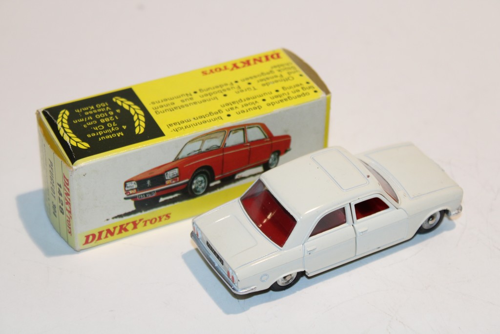 PEUGEOT 304 BLANC 1968 DINKY TOYS 1/43°