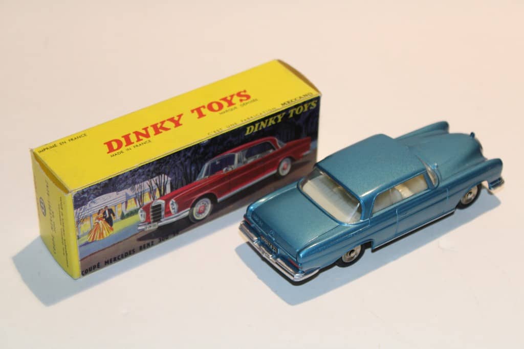 MERCEDES-BENZ 300 SE COUPE BLEU 1960 DINKY TOYS 1/43°