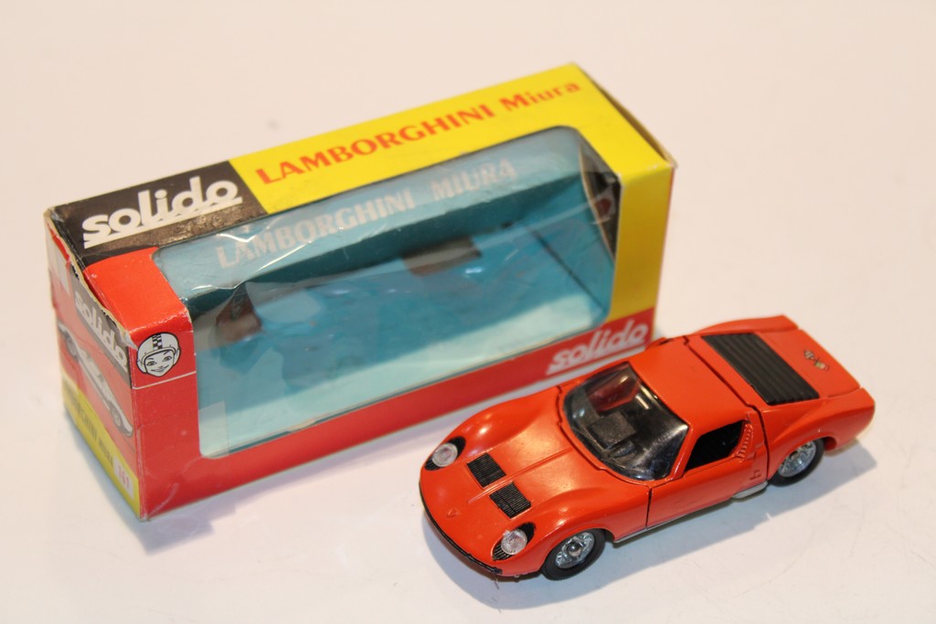 LAMBORGHINI MIURA ORANGE 1965 SOLIDO 1/43°