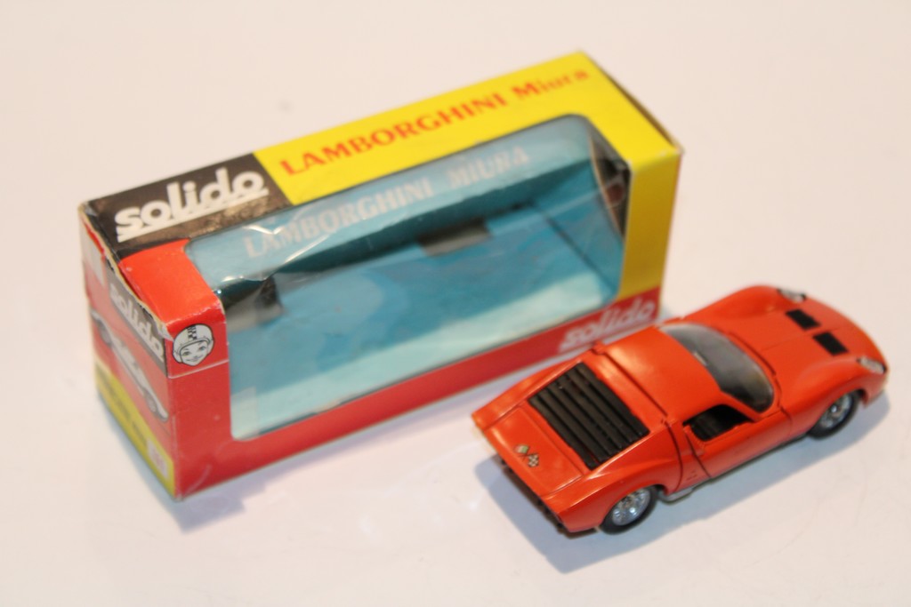 LAMBORGHINI MIURA ORANGE 1965 SOLIDO 1/43°
