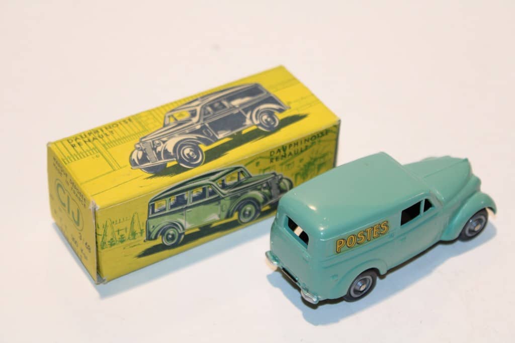 RENAULT DAUPHINOISE POSTES TURQUOISE 1957 CIJ 1/43°