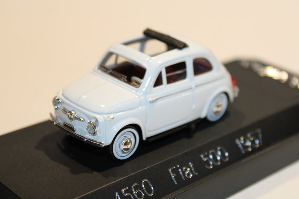 FIAT 500 BLANC 1957 SOLIDO 1/43°