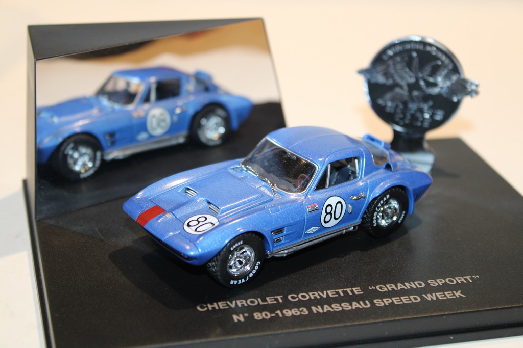 CHEVROLET CORVETTE C2 GRAND SPORT BLEU EAGLE 1/43°