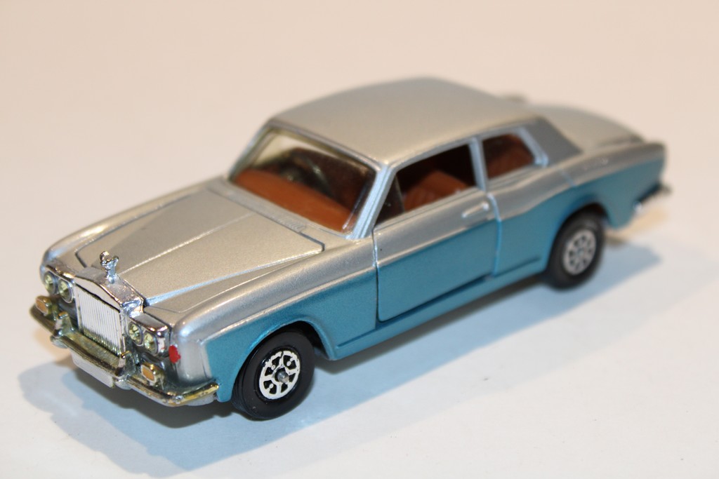 ROLLS ROYCE SILVER SHADOW BICOLORE BLEU GRIS 1968 CORGI 1/43°