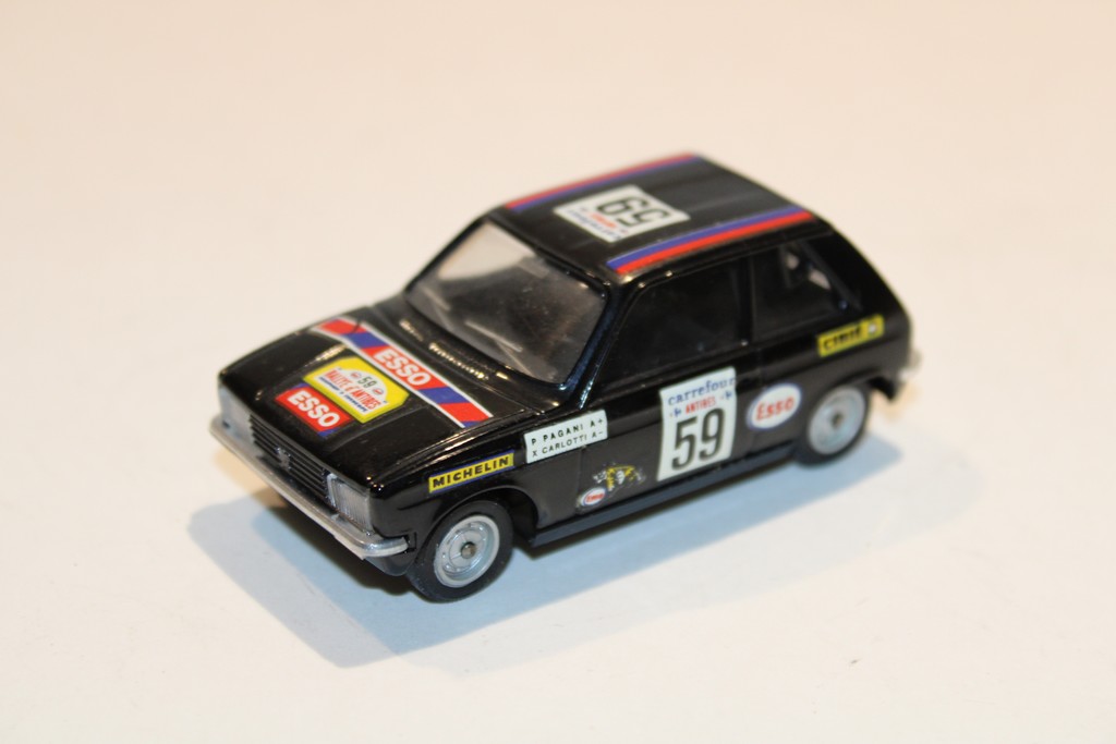 PEUGEOT 104 ZS NOIR 1970 SOLIDO 1/43°