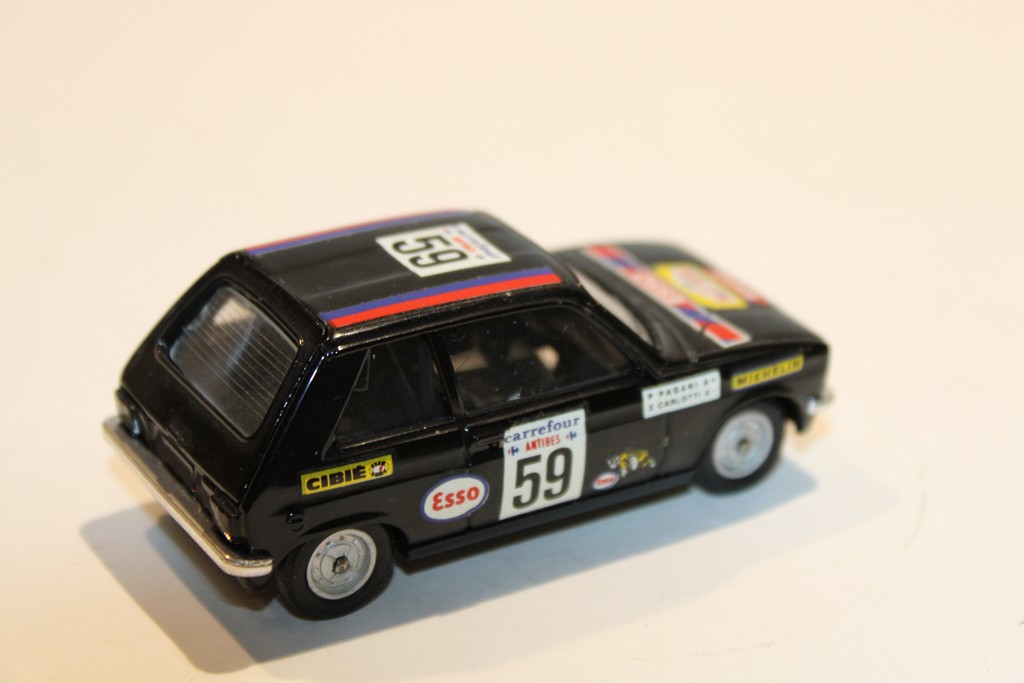 PEUGEOT 104 ZS NOIR 1970 SOLIDO 1/43°