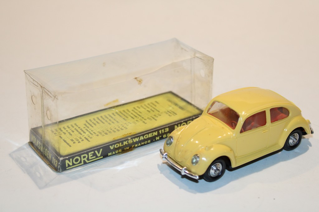 VOLKSWAGEN COCCINELLE 113 JAUNE 1960 NOREV 1/43°