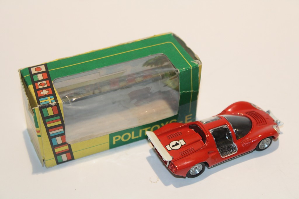 DINO BERLINETTA PININFARINA ROUGE 1965 POLITOYS 1/43°