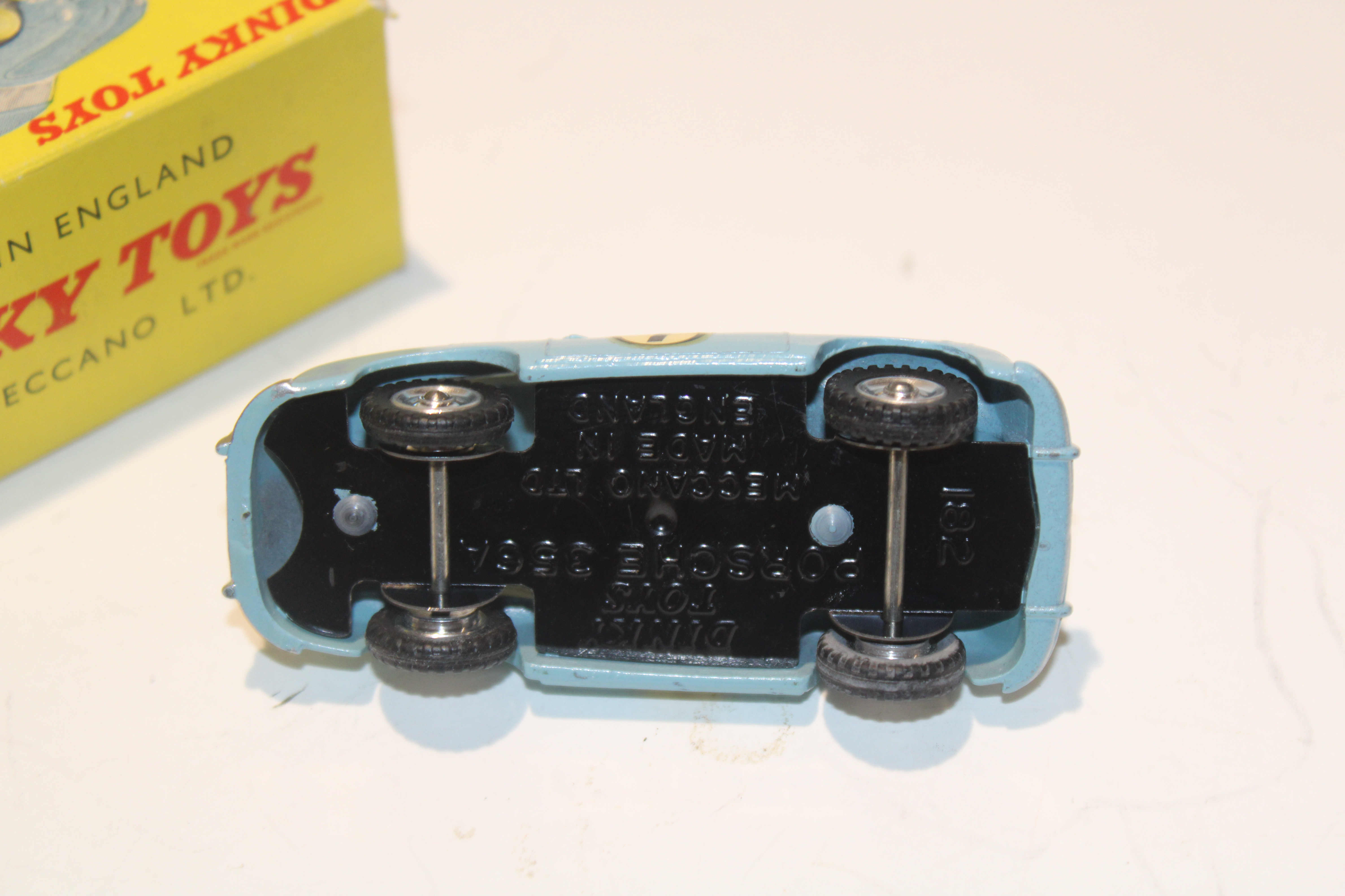 PORSCHE 356 A COUPE BLEU CIEL 1955 DINKY TOYS 1/43°