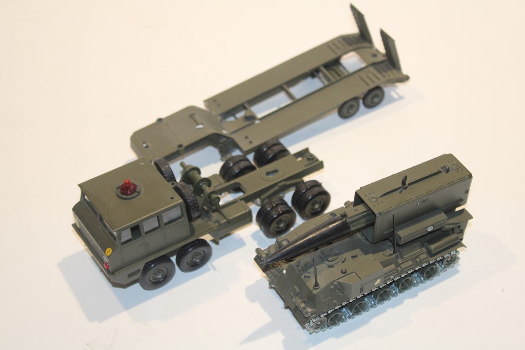 COFFRET MILITAIRE AMX 30 PLUTON & TRANSPORTEUR T12 1980 SOLIDO 1/50°