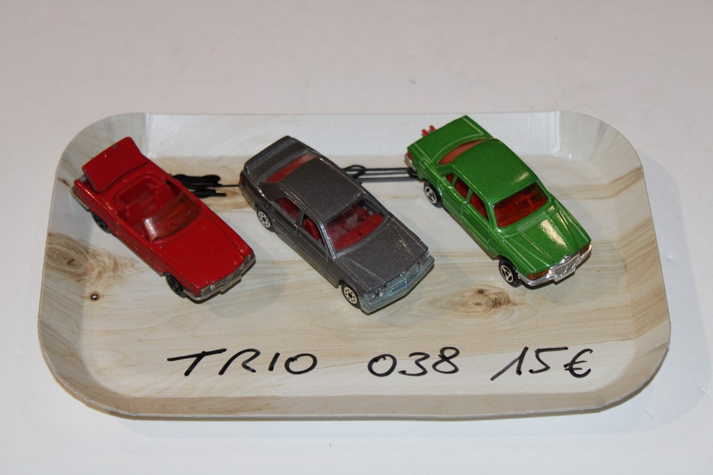 TRIO MERCEDES-BENZ MAJORETTE 1/64°