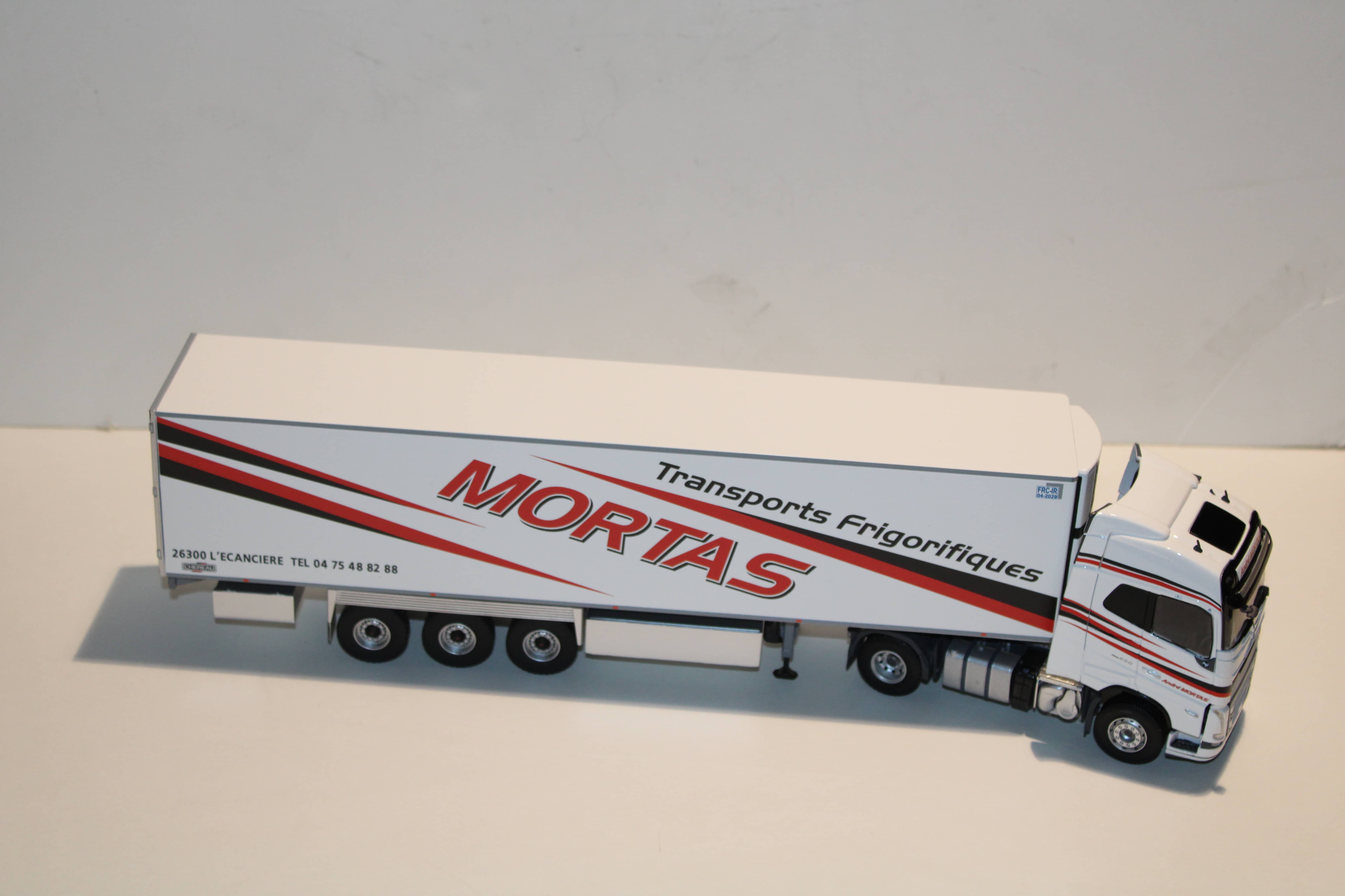 VOLVO FH16 2020 REMORQUE CHEREAU TRANSPORT MORTAS ELIGOR 1/43°