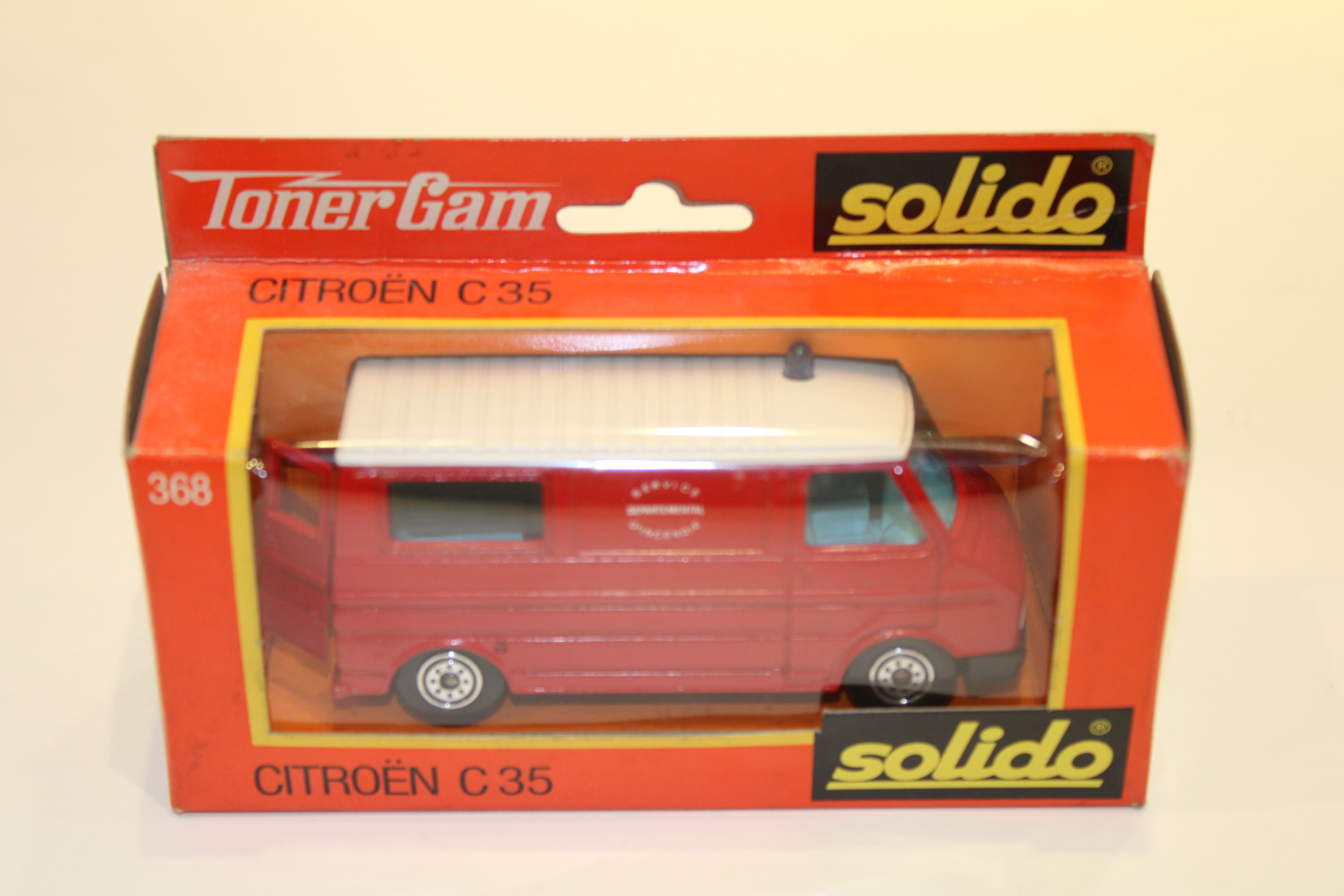 CITROEN C 35 SERVICE DEPARTEMENTAL D'INCENDIE SOLIDO 1/43°